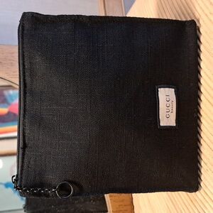 Gucci linen cosmetic case